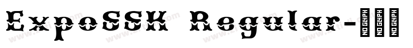 ExpoSSK Regular字体转换